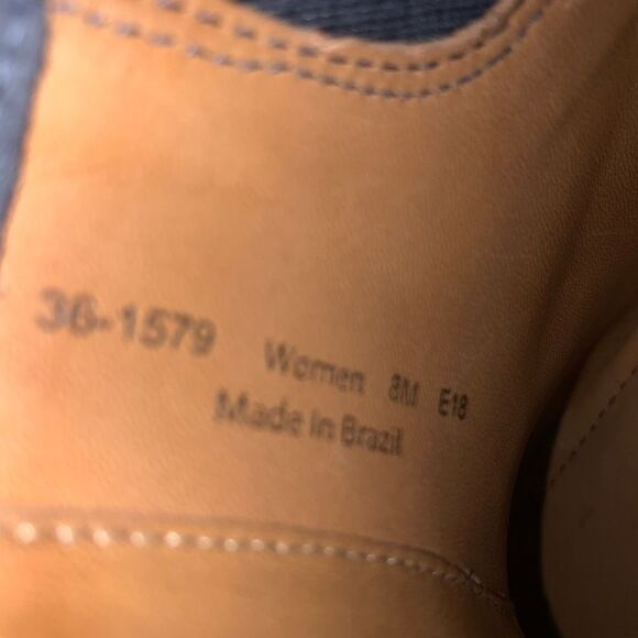 Trask Gray Purple Suede Chelsea Wedge Ankle Wedge Bootie Boots Size 8M - Picture 8 of 8